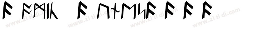 Comic Runes字体转换